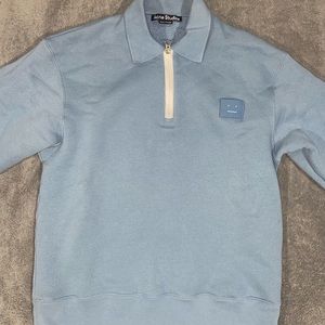 Acne Studios Fred Face Half Zip Sweat